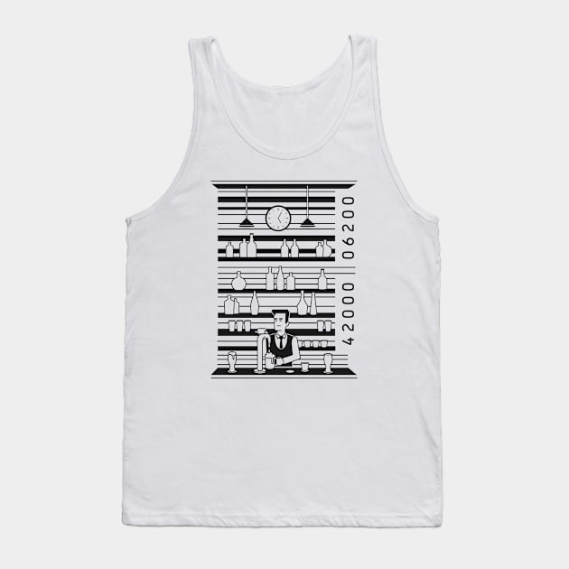 Bar code parody tee Tank Top by Gammaray